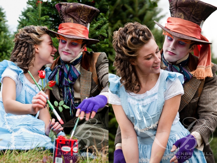 An Alice in Wonderland Engagement Session | Lauren Brimhall Photography